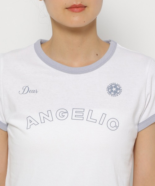 DEARSTALKER（ディアストーカー）の「DEARSTALKER／LINGER T（Tシャツ/カットソー・レディース・ホワイト/チャコール・FREE）」の21枚目の写真