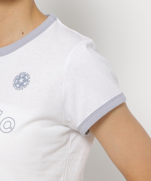 DEARSTALKER（ディアストーカー）の「DEARSTALKER／LINGER T（Tシャツ/カットソー・レディース・ホワイト/チャコール・FREE）」の20枚目の写真