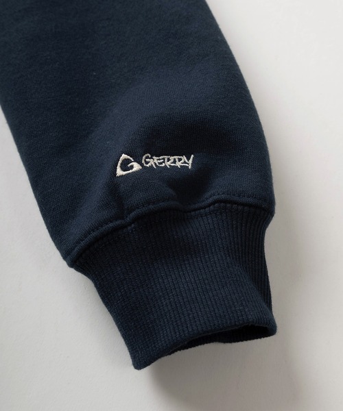 GERRY（ジェリー）の「【GERRY/ジェリー】ブランドロゴ ワンポイント刺繍 ベーシックデザイン ビッグシルエット 裏起毛ジップパーカー/ワイドシルエット（パーカー・メンズ・ネイビー/オートミール/ブラック/アッシュグレー・XL/L/M）」の12枚目の写真