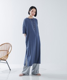 BIWACOTTON | 【BIWA COTTON】【別注】【セットアップ】サイドスリットワンピース(ワンピース)