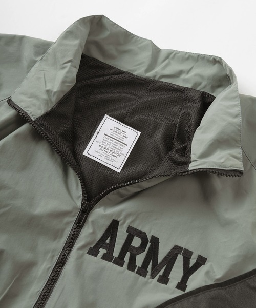 make a ray!（メイク ア レイ！）の「GI U.S.ARMY IPFU ビッグシルエット ナイロンフィットネスジャケット/ミリタリーブルゾン（ミリタリージャケット・メンズ・グレー・XL/3L）」の3枚目の写真