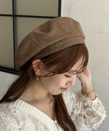 Thevon | GLDスタッズ付きベレー帽(キャップ)