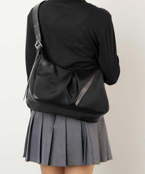 WEGO（ウィゴー）の「WEGO/ハトメベルトワンショルダー（ショルダーバッグ・レディース・ブラック/グレー/ブラウン・FREE）」の16枚目の写真