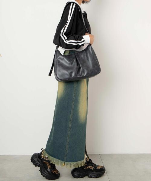 WEGO（ウィゴー）の「WEGO/ハトメベルトワンショルダー（ショルダーバッグ・レディース・ブラック/グレー/ブラウン・FREE）」の12枚目の写真