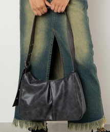 WEGO | WEGO/【24年秋冬新作】ハトメベルトワンショルダー(ショルダーバッグ)