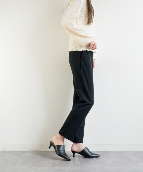 Fabby fabby（ファビィーファビィー）の「スリットポインテッドトゥミュール（その他シューズ・レディース・ブラック/シルバー/ベージュ・SMALL/MEDIUM/LARGE）」の8枚目の写真