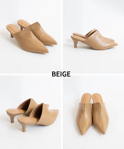 Fabby fabby（ファビィーファビィー）の「スリットポインテッドトゥミュール（その他シューズ・レディース・ブラック/シルバー/ベージュ・SMALL/MEDIUM/LARGE）」の22枚目の写真