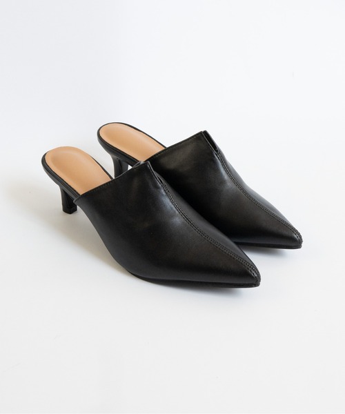 Fabby fabby（ファビィーファビィー）の「スリットポインテッドトゥミュール（その他シューズ・レディース・ブラック/シルバー/ベージュ・SMALL/MEDIUM/LARGE）」の13枚目の写真