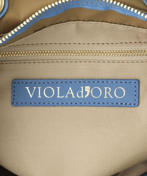 VIOLAd'ORO(ヴィオラドーロ)の「【VIOLAd'ORO (ヴィオラドーロ) 】 BIANCAナイロントートS(ショルダーバッグ・レディース・ライトブラック/ダークベージュ・FREE)」の15枚目の写真