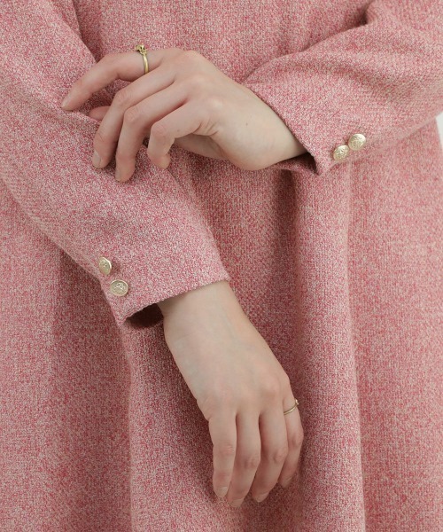 F i.n.t（フィント）の「ヨーク切替カラーツイードワンピース/fint（ワンピース・レディース・レッド/ブルーグレー・FREE）」の20枚目の写真