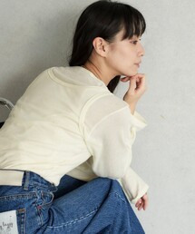 FREAK’S STORE/フリークスストア The Yarn. ガーゼ天竺 タンクセットロンT