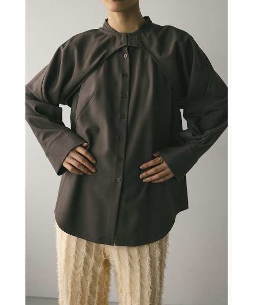 【セール】2ピースマルチウェイシャツ（シャツ/ブラウス）｜STYLEMIXER（スタイルミキサー） 5,486円