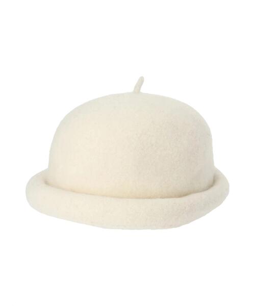 Samansa Mos2（サマンサ モスモス）の「フェルトロールワッチ（ハット・レディース・モカ/オフホワイト/チャコールグレー・F）」の17枚目の写真