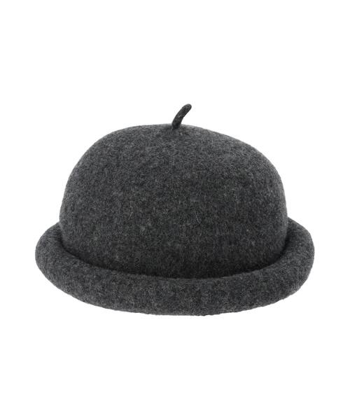 Samansa Mos2（サマンサ モスモス）の「フェルトロールワッチ（ハット・レディース・モカ/オフホワイト/チャコールグレー・F）」の19枚目の写真