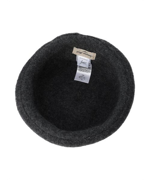 Samansa Mos2（サマンサ モスモス）の「フェルトロールワッチ（ハット・レディース・モカ/オフホワイト/チャコールグレー・F）」の13枚目の写真