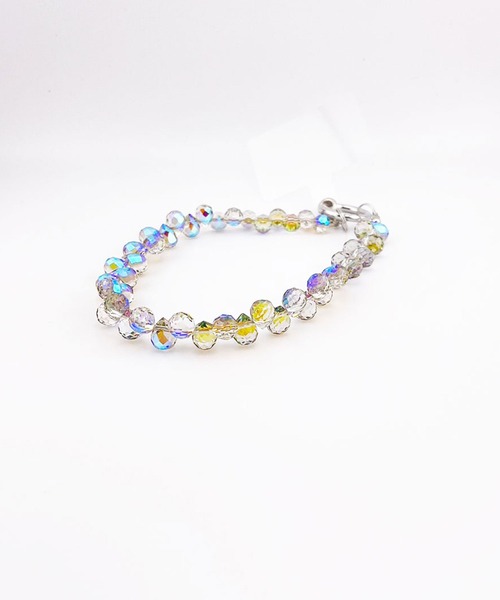 BROTHERHOOD（ブラザーフッド）の「【eY】シャンデリア ビーズ スマホ リスト ストラップ（スマホグッズ・レディース・F/E/D/C/A/B/H/I/G/L/K/J/M・FREE）」の2枚目の写真