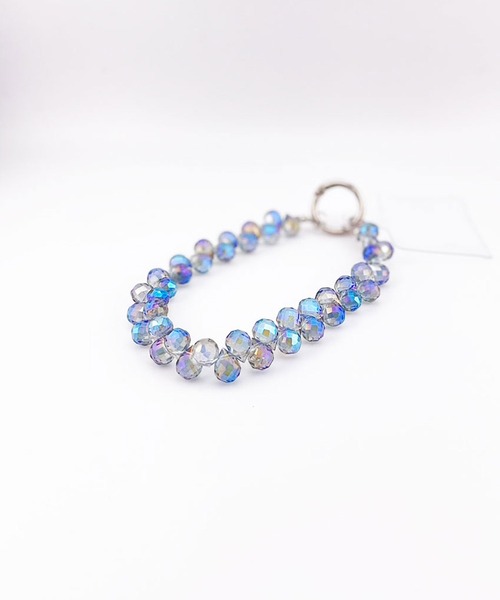 BROTHERHOOD（ブラザーフッド）の「【eY】シャンデリア ビーズ スマホ リスト ストラップ（スマホグッズ・レディース・F/E/D/C/A/B/H/I/G/L/K/J/M・FREE）」の5枚目の写真