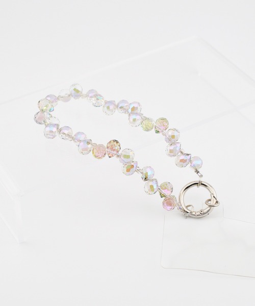 BROTHERHOOD（ブラザーフッド）の「【eY】シャンデリア ビーズ スマホ リスト ストラップ（スマホグッズ・レディース・F/E/D/C/A/B/H/I/G/L/K/J/M・FREE）」の9枚目の写真