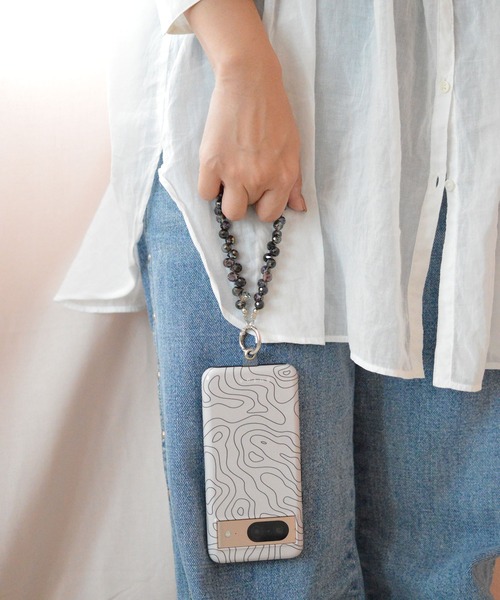 BROTHERHOOD（ブラザーフッド）の「【eY】シャンデリア ビーズ スマホ リスト ストラップ（スマホグッズ・レディース・F/E/D/C/A/B/H/I/G/L/K/J/M・FREE）」の17枚目の写真