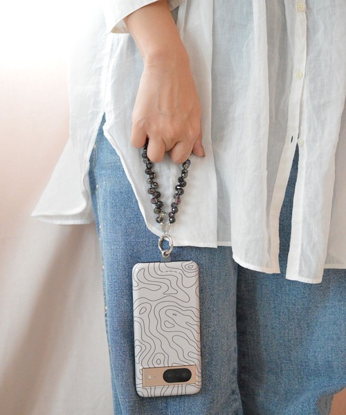 BROTHERHOOD（ブラザーフッド）の「【eY】シャンデリア ビーズ スマホ リスト ストラップ（スマホグッズ・レディース・F/E/D/C/A/B/H/I/G/L/K/J/M・FREE）」の18枚目の写真