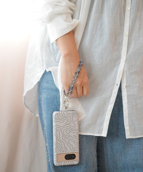 BROTHERHOOD（ブラザーフッド）の「【eY】シャンデリア ビーズ スマホ リスト ストラップ（スマホグッズ・レディース・F/E/D/C/A/B/H/I/G/L/K/J/M・FREE）」の21枚目の写真