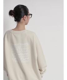 sm2rhythm | ロゴプリント裏毛プルオーバー(Tシャツ/カットソー)