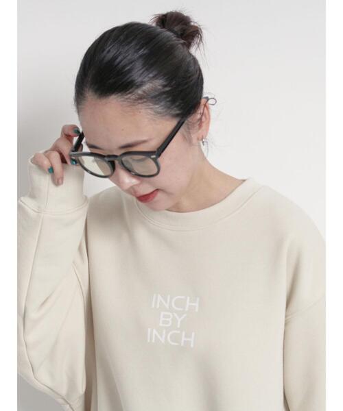 sm2rhythm(サマンサモスモスリズム)の「ロゴプリント裏毛プルオーバー(Tシャツ/カットソー・レディース・ライトベージュ/オフホワイト/チャコールグレー・F)」の5枚目の写真