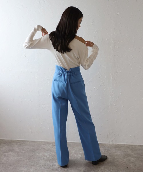 ENC（エンク）の「2way shoulder pullover / 2wayショルダープルオーバー（Tシャツ/カットソー・レディース・オフホワイト/ブラック・FREE）」の10枚目の写真