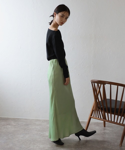 ENC（エンク）の「2way shoulder pullover / 2wayショルダープルオーバー（Tシャツ/カットソー・レディース・オフホワイト/ブラック・FREE）」の18枚目の写真