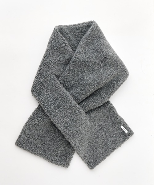 THROW（スロー）の「【THROW】ボアショール（マフラー・レディース・ホワイト/グレー・FREE）」の6枚目の写真