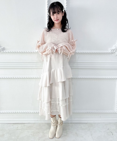 セール】モヘア透かしニットTOPS（ニット/セーター）｜couture