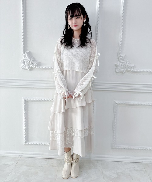 ROJITA couture BY ROJITA マントコート　ホワイト マントコート | Rlab store