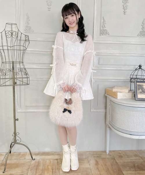 セール】モヘア透かしニットTOPS（ニット/セーター）｜couture