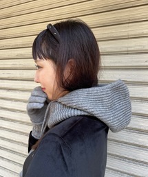 RUBY AND YOU（ルビーアンドユー）の「［select］リブニットバラクラバ（ニットキャップ/ビーニー・レディース）」