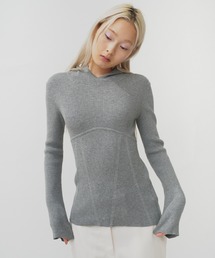 THINGS THAT MATTER | HOODIE KNIT TOPS / フーディーニットトップス(ニット/セーター)