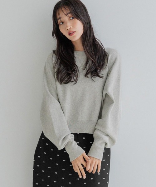 ちっとページです LOWRYS FARM（ローリーズファーム）の「スウェットライクニット 141124