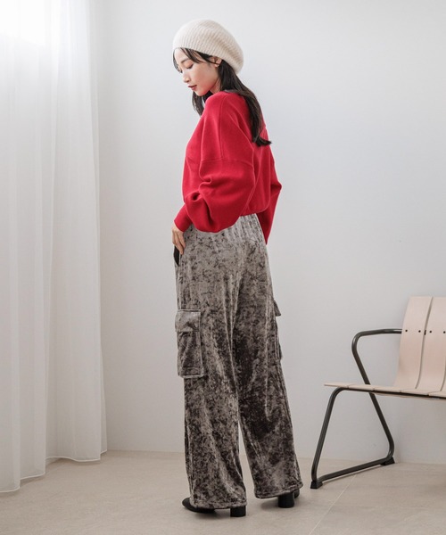 セール】スウェットライクニット 141124（ニット/セーター）｜LOWRYS