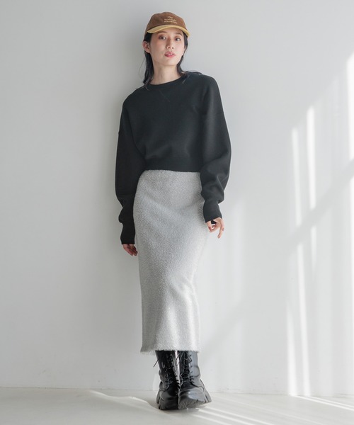 ちっとページです セール】スウェットライクニット 141124（ニット/セーター）｜LOWRYS