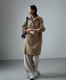 SALON adam et rope' | ウールスムーススキッパーチュニックワンピース(ワンピース)