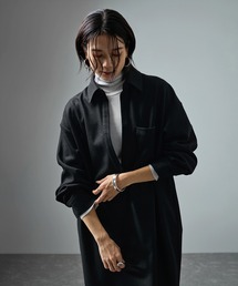 SALON adam et rope' | ウールスムーススキッパーチュニックワンピース(ワンピース)