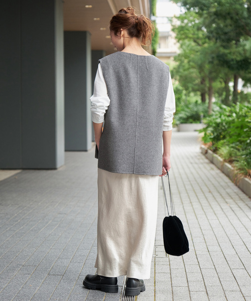 Spick & Span（スピックアンドスパン）の「ダブルフェイスVネック