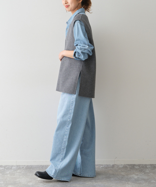 Spick & Span（スピックアンドスパン）の「ダブルフェイスVネック