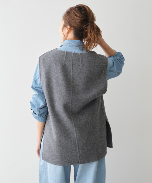 Spick & Span（スピックアンドスパン）の「ダブルフェイスVネック