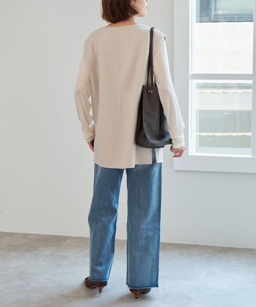 Spick & Span（スピックアンドスパン）の「ダブルフェイスVネック