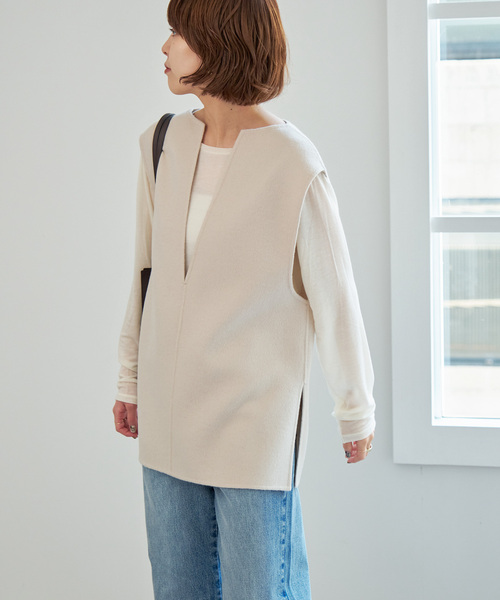 Spick & Span（スピックアンドスパン）の「ダブルフェイスVネック