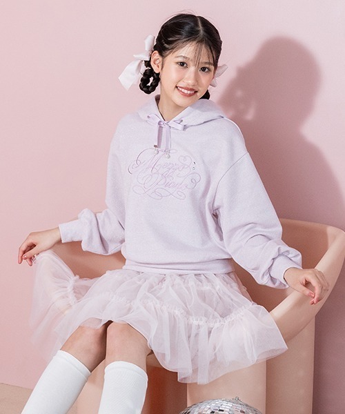 メゾピアノジュニア袖切り替えジップトレーナー 160 メゾピアノ