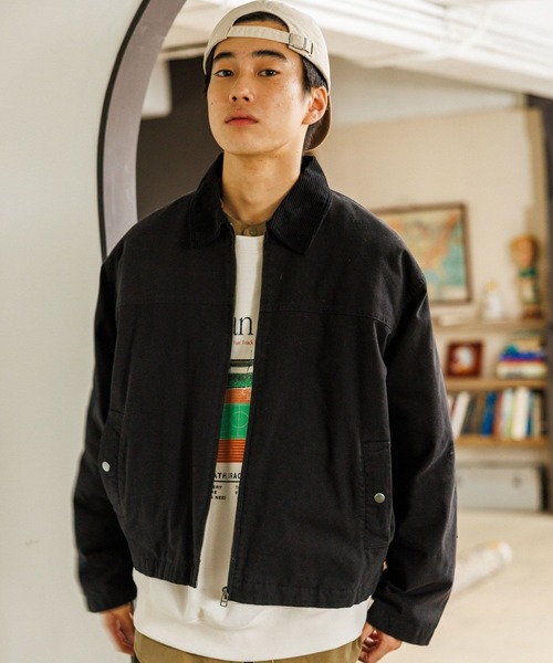 niko and...(ニコアンド)の「ダックリメイクワークジャケット(その他アウター・メンズ・ブラウン/ブラック・LARGE/MEDIUM)」の5枚目の写真