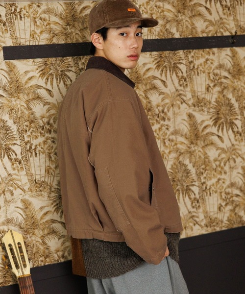 niko and...(ニコアンド)の「ダックリメイクワークジャケット(その他アウター・メンズ・ブラウン/ブラック・LARGE/MEDIUM)」の8枚目の写真