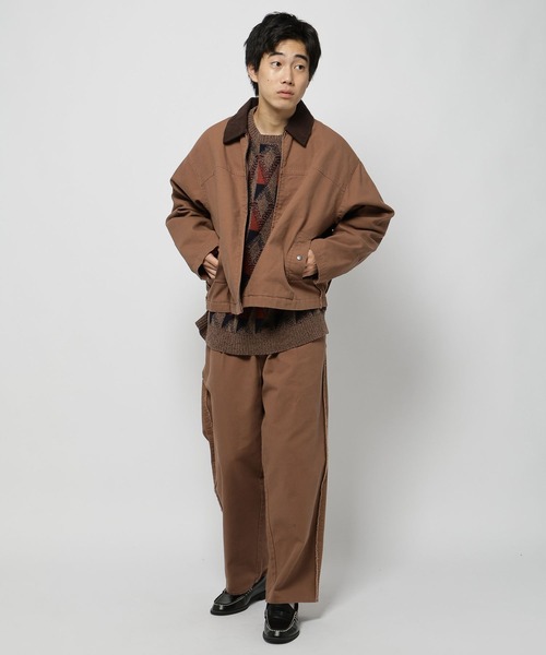 niko and...(ニコアンド)の「ダックリメイクワークジャケット(その他アウター・メンズ・ブラウン/ブラック・LARGE/MEDIUM)」の13枚目の写真