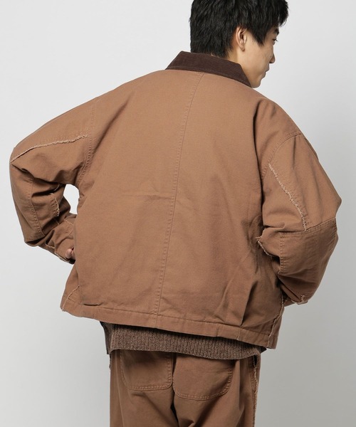 niko and...(ニコアンド)の「ダックリメイクワークジャケット(その他アウター・メンズ・ブラウン/ブラック・LARGE/MEDIUM)」の16枚目の写真